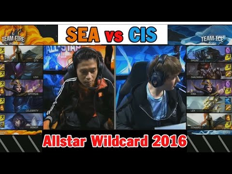 Allstar Wildcard 2016 - SEA vs CIS - Ðong Nam A vs Ðong Au - GPL vs LCL