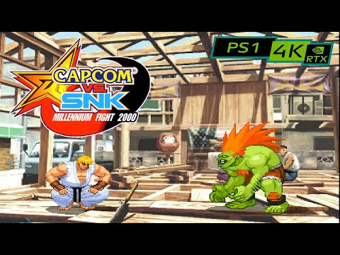 Capcom vs. SNK: Millennium Fight 2000 / RTX 3090 4K / PS1 emulator DuckStation