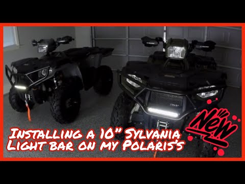 LED bar install on a 2020 Polaris Sportsman