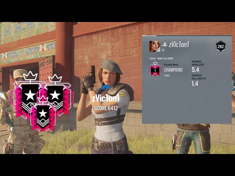 (PS5/XBOX) #1 BEST CONSOLE PLAYER RANKED HIGHLIGHTS *NO RECOIL* - Rainbow Six Siege