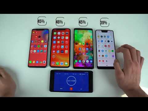 Huawei Mate 20 Pro vs Note 9 vs iPhone XS MAX vs Pixel 3XL   Battery Drain Test!