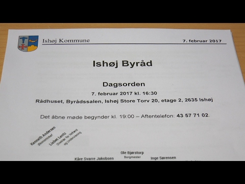 Pressemøde 02.02.2017 - TV-Ishøj