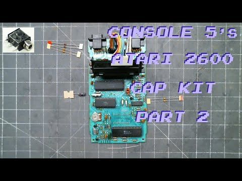 CONSOLE5'S ATARI 2600 CAP KIT INSTALL PART 2 [REPAIR]
