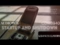 Audiovox CDM 8940 Startup And Shutdown
