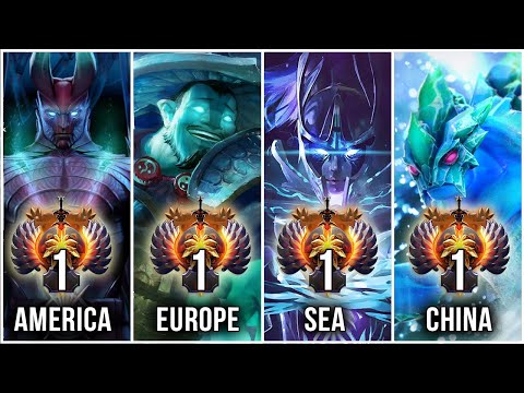 The Reason why they are TOP-1 RANK - BEST MMR Players of every Region in Dota 2
