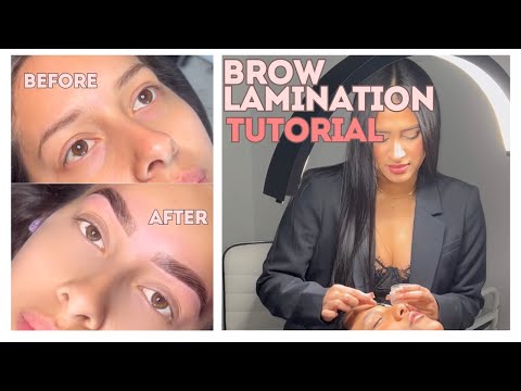 Brow Lamination: Step-by-Step Tutorial for Perfect Brows