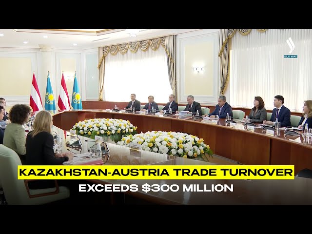 Kazakhstan-Austria trade turnover exceeds $300 million
