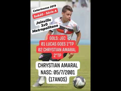 Chrystian Barletta Catarinense 2019  Sub-20 Série A- Joinville 3x0 Metropolitano