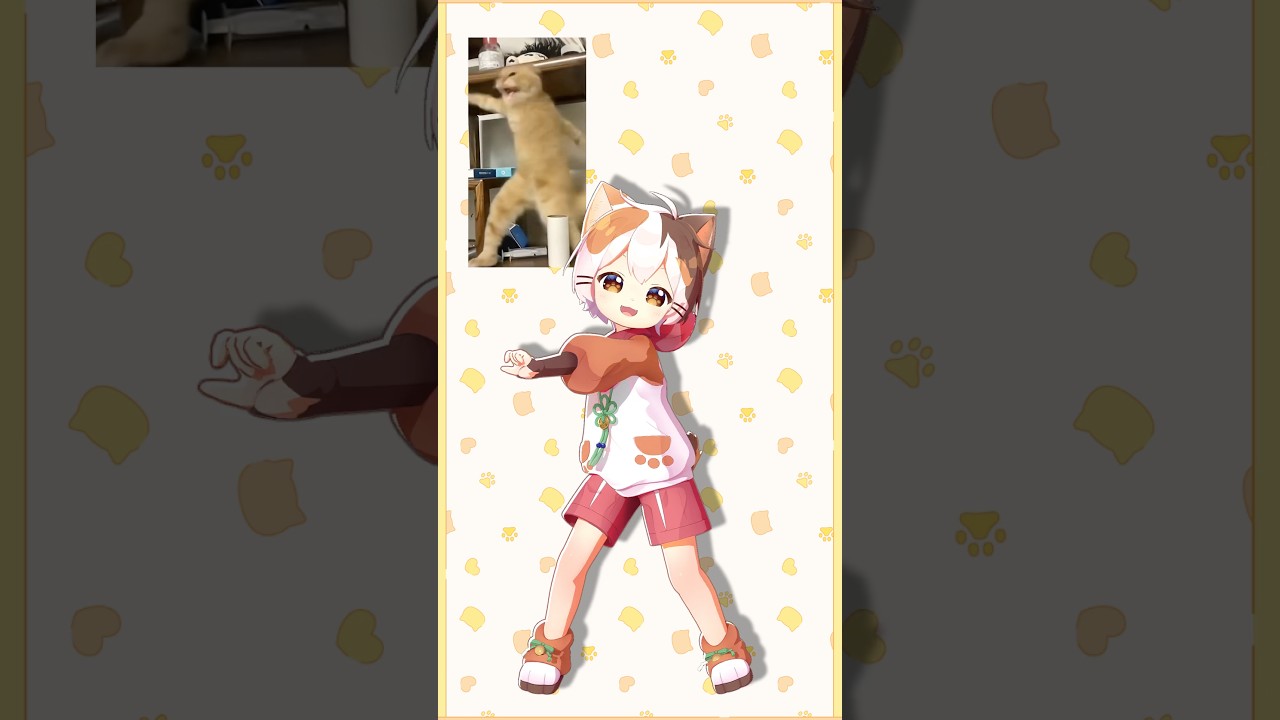 猫ミームダンス/cat meme 踊らせてみた #たたまる