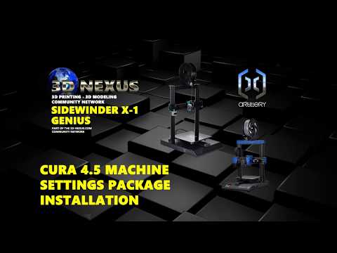 3DN Artillery Cura 4 5 Machine and Profiles Installation Package Summary