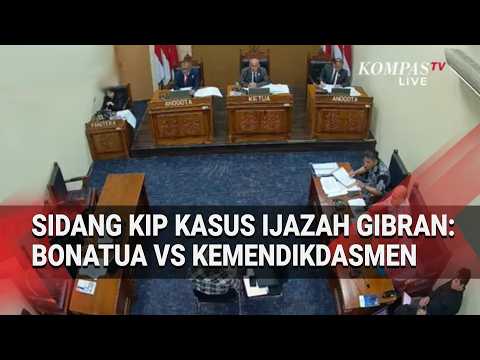 Sidang KIP Kasus Ijazah Gibran Pemeriksaan Ahli