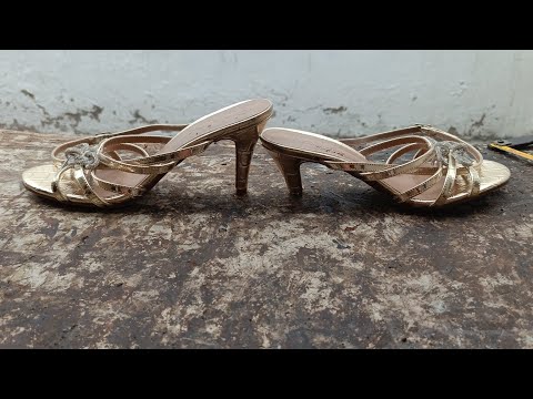 Como diminuir ou cortar salto de sapato feminino