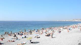 Nice-Beach in France . French Riviera Provence-Alpes-Côte d'Azur