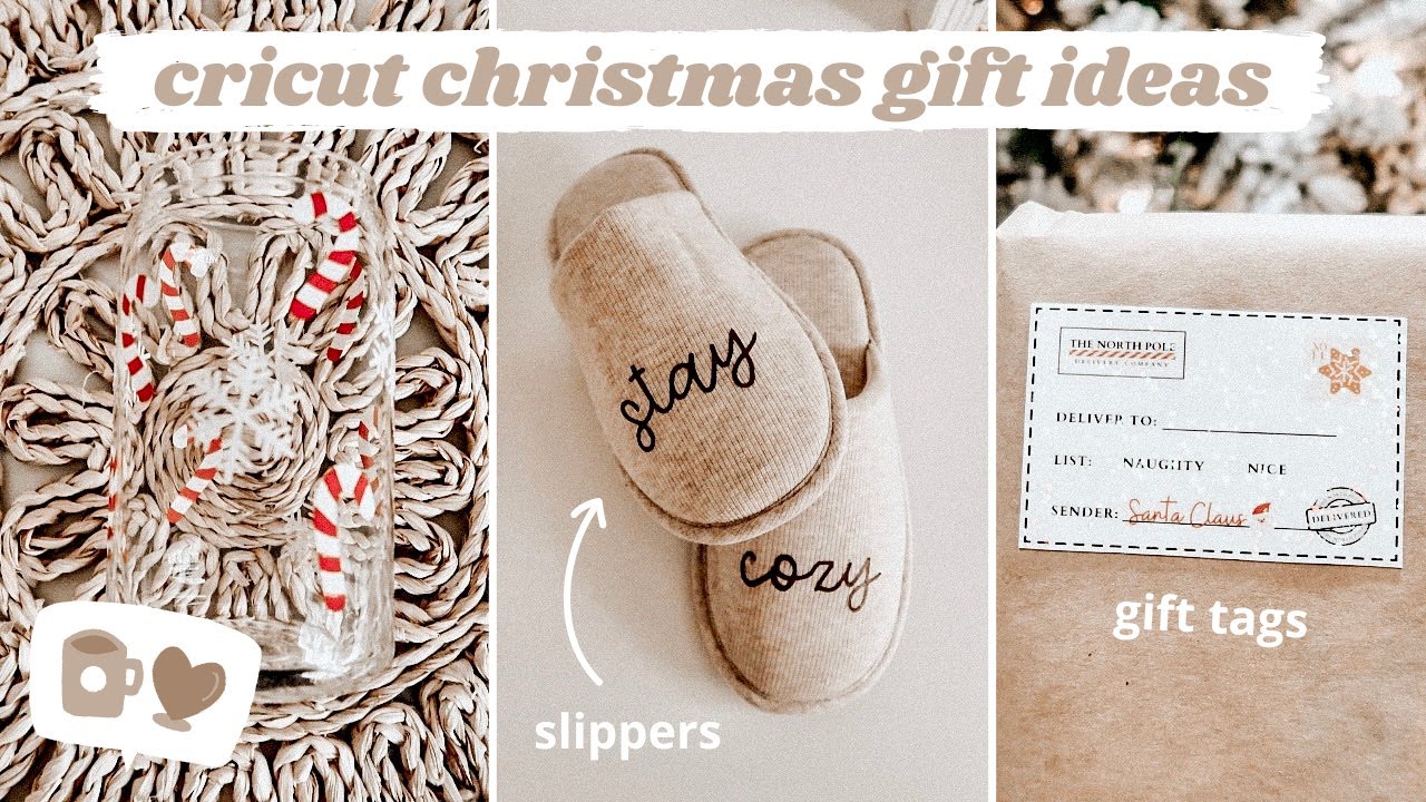DIY Christmas Gifts With Cricut Maker ðŸŽðŸŽ„ // Cricut Christmas Projects! (DIY Gift Ideas) - YouTube