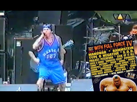 Agnostic Front - Zwickau 06.07.1997 "With Full Force"-Festival (TV) Live & Interview