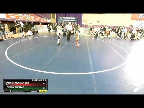 63 Lbs Champ. Round 2 - Tanner McCray-Bey, MD Vs Loftan Alfstad, IA Fce7