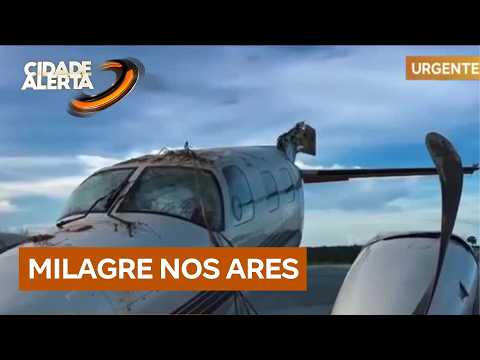 Avião-ambulância cai em pista rural no Mato Grosso durante resgate de paciente