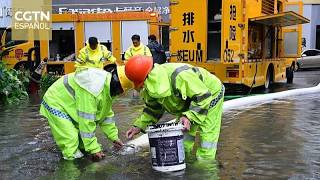 Tormenta se debilita sobre el centro de China, aunque se esperan lluvias extremas en algunas zonas