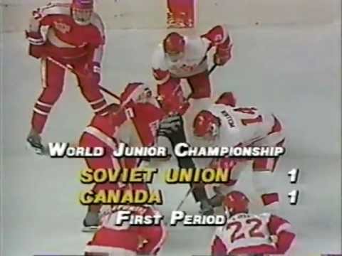 1987 World Juniors Canada - Soviet Union ch 02 of 25