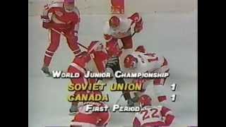1987 World Juniors Canada - Soviet Union ch 02 of 25