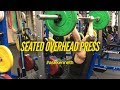 Body Composition Guide | Seated Overhead Press | #AskKenneth