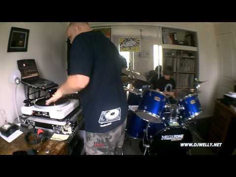 DJ Welly - Scratch Session Over Live Drums