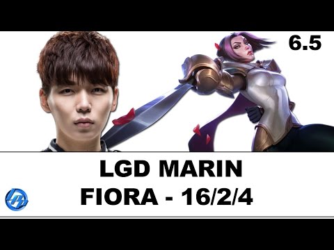 LGD Marin - Fiora vs Maokai - Kr ranked