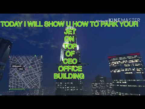 GTA 5 HOW TO PARK JET ON BUILDING GAMEPLAY Channel episode 13