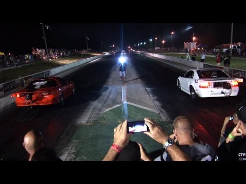 SMALL TIRE No Prep DRAG RACING - Flashlight Start