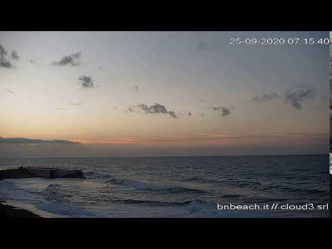 2020-09-25 VARAZZE DAILY SUNRISE TIME-LAPSE // BNBEACH VIEW