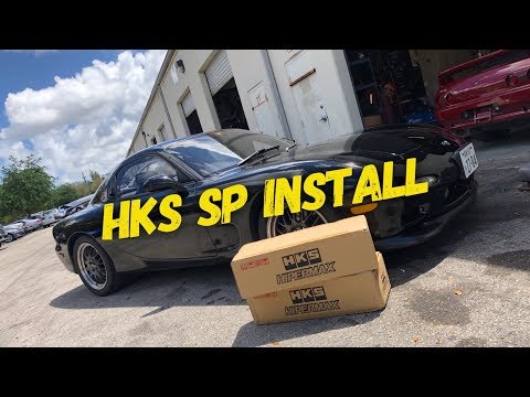 HKS Coilovers on the FD