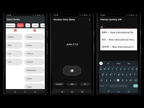 Random Bible Verse Generator