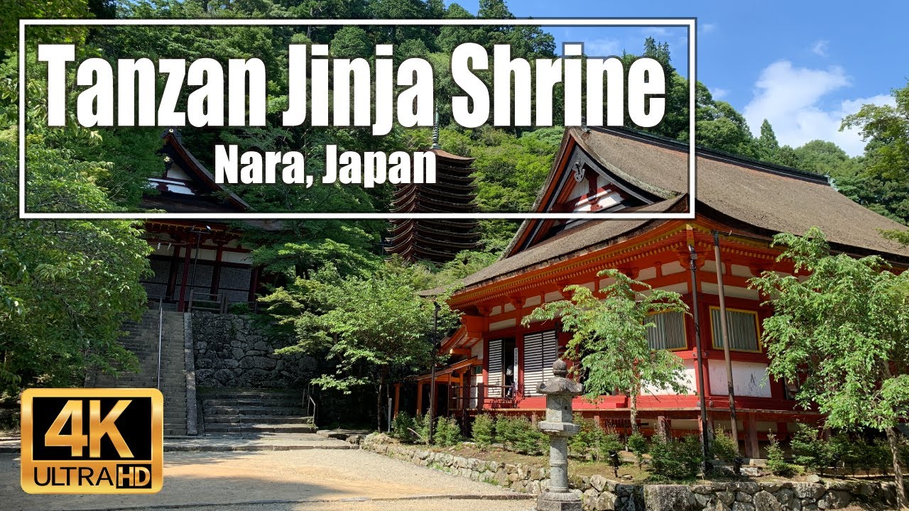 Embark on an engaging video journey through the serene Tanzan Shrine.