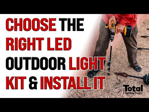 How to install our LED low voltage Outdoor Landscape Lighting kits & find the right one for you!
