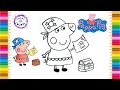 How To Draw Peppa Pig Pirate Treasure Adventure Drawing And Coloring Peppapig Rainingcolors