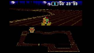 Super Mario Kart (SNES) - Ghost Valley 1 in 1'04''39