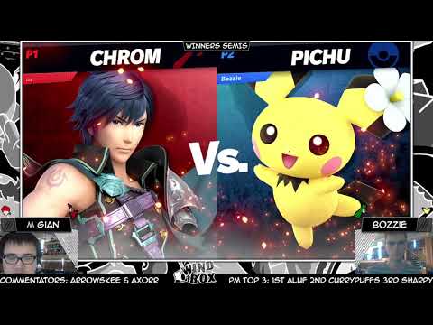 Biggie III: M| Gian (Game and Watch, Chrom) Vs Bozzie (Pichu) - Winners Semi-Final Ultimate Top 8