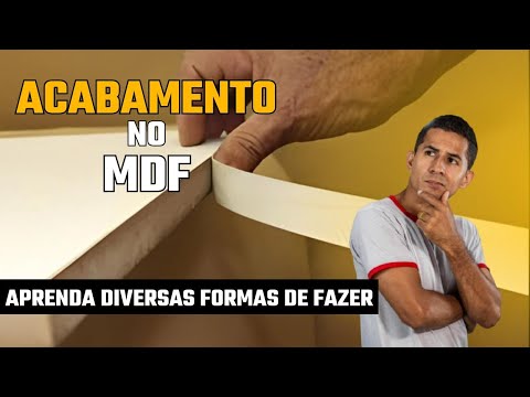 HOW TO FINISH MDF (Contact glue and edge banding machine)