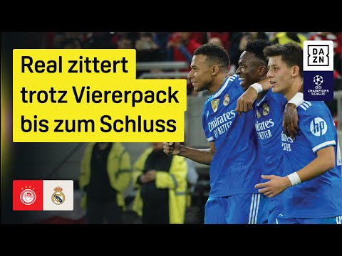 Olympiakos Piräus - Real Madrid | UEFA Champions League | DAZN Highlights