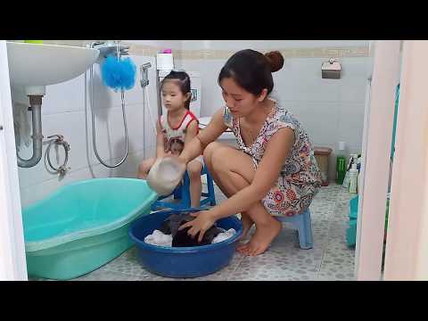 Morning routine single mom wash clothes,clean with me daily routine | Daily life - my lifestyle 