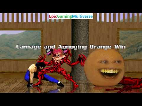 Annoying Orange And Carnage VS Daredevil And Spider-Man 2099 In A MUGEN Match / Battle / Fight
