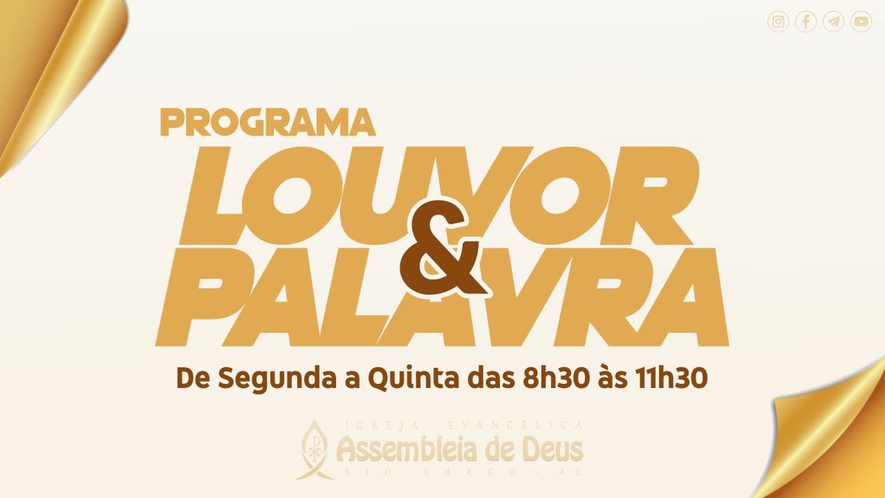 LOUVOR & PALAVRA - 18/09/2024 #adriolargo