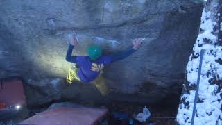 Video thumbnail of Schule des Lebens, 8a+/8b. Chironico