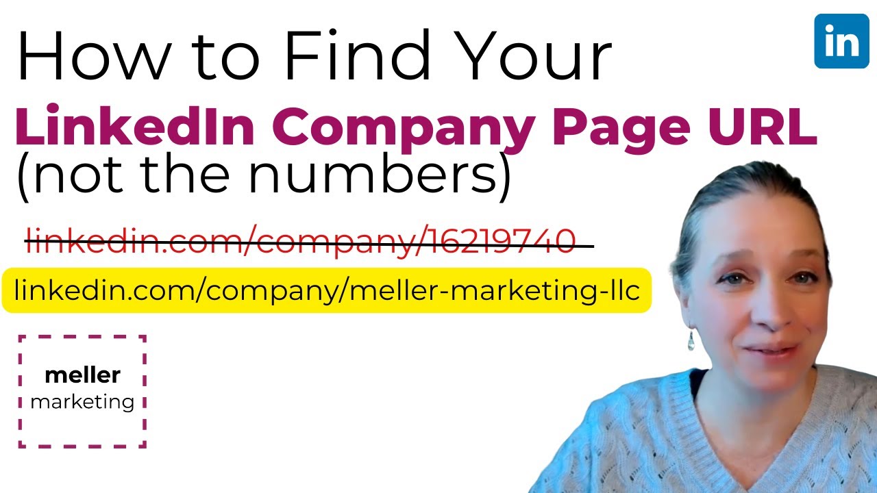 How to Find the URL for Your LinkedIn Company Page ... - YouTube