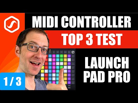 3 Best MIDI Controllers TEST - 1 of 3 - Novation Launchpad PRO