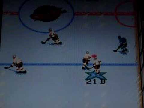 SNES NHL'94 goal scored by Geoff Courtnall