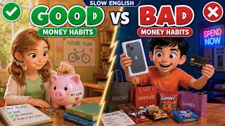 Good vs Bad Money Habits | Jack Learns a Big Lesson | Slow English Story (A2)