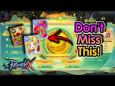 [ROX SEA] Stop Ignoring This Event! MUST GET New Backpack Cards. Painted Spring Lunar New Year event