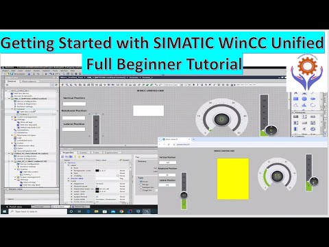 Getting Started with SIMATIC WinCC Unified | Full Beginner Tutorial #siemens  #scada #training #plc