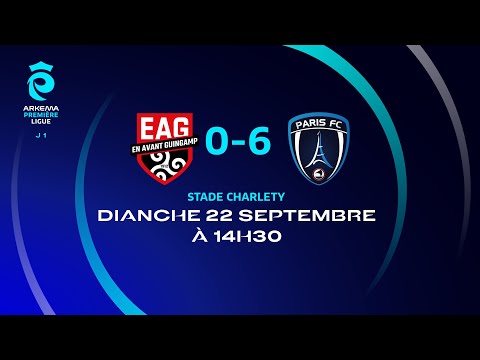 J1 I En Avant Guingamp – Paris FC (0-6), le résumé I Première Ligue FFF 2024-2025